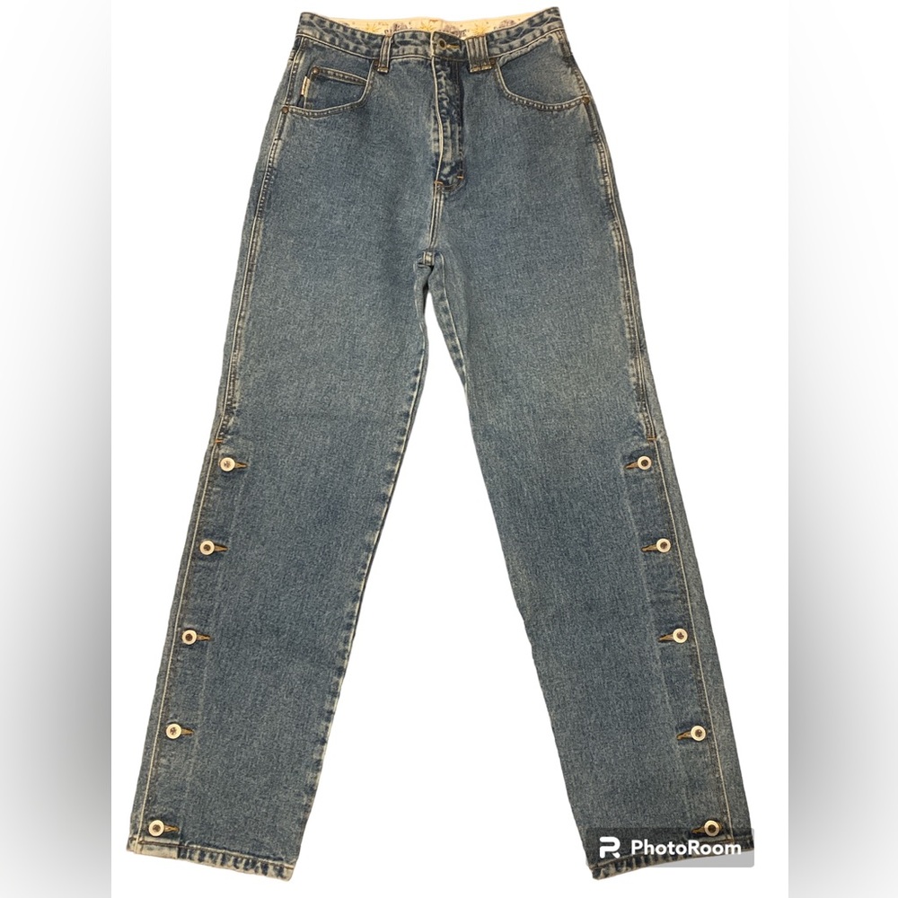 Vintage Gasoline ⛽️ Jeans Button Leg Size 29